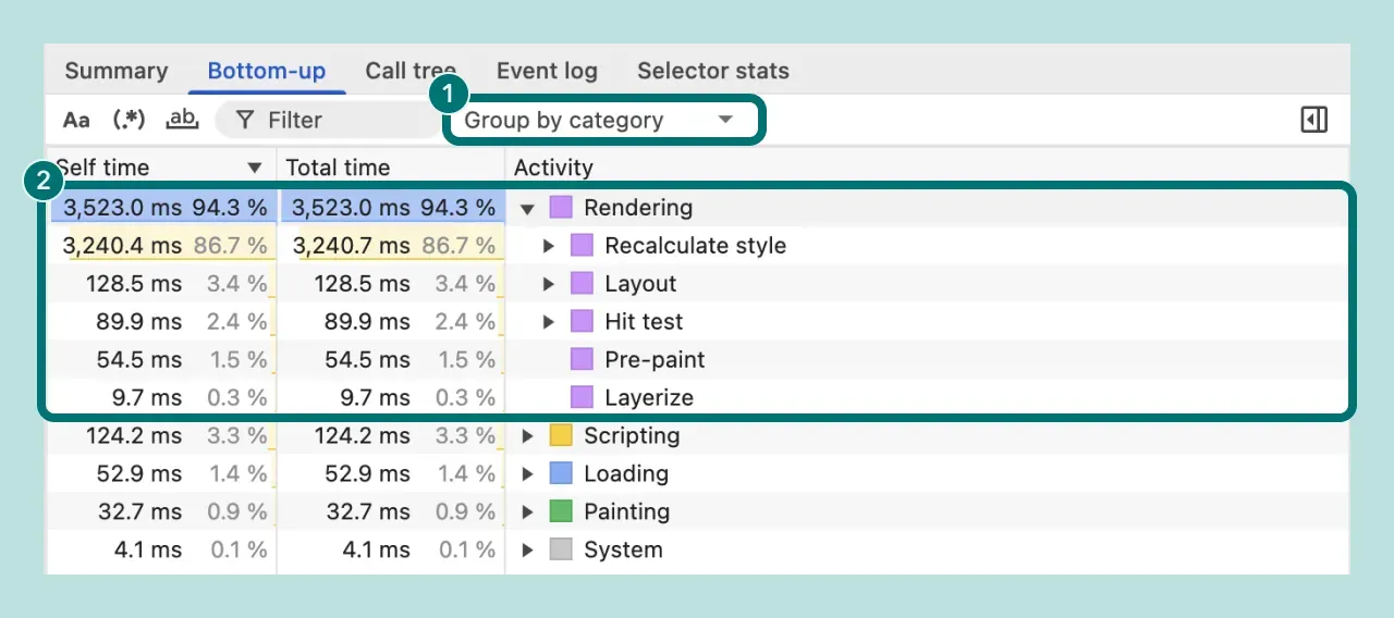 「Bottom-up」のスクリーンショット